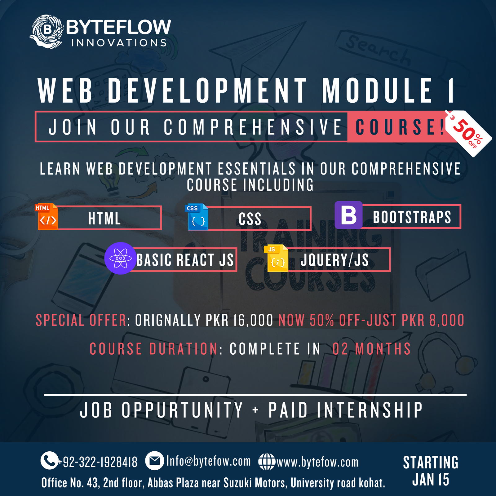 Web Development Course by BYTEFLOW INNOVATIONS